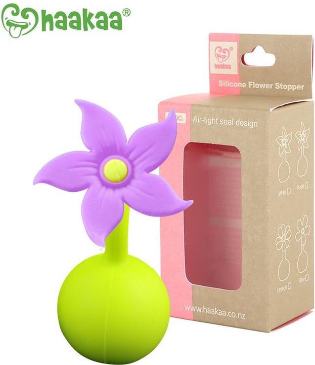 Produktbild Haakaa Milchpumpe Blumenverschluss - Violett