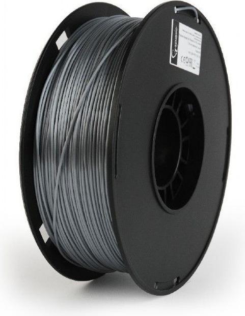 Productafbeelding Gembird Filamentcassette PLA smalle spoel (PLA, 1.75 mm, 1000 g, Zilver)