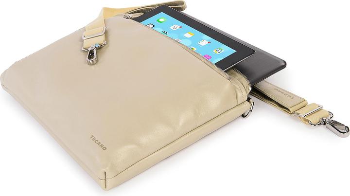 Produktbild Tucano Elle, Damen Notebooktasche aus Leder für 13 Zoll, IVORY (13", Apple)