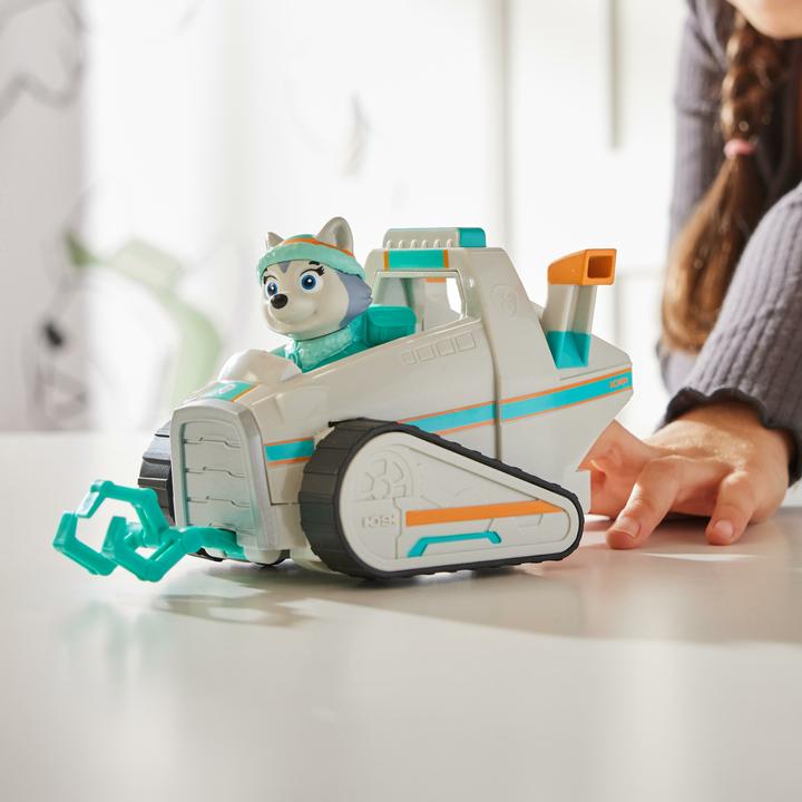 Actual product image Spin Master PAW Patrol, Everest’s Snow Plow, Toy Car with Collectible Action Figure, Sustainably Minded Kids Toy