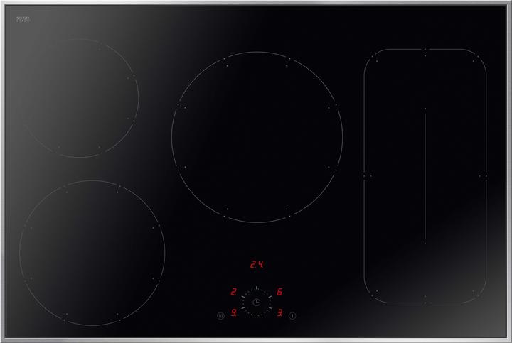 Actual product image Amica Induction hob with frame Ceramic hob SCHOTT CERAN 76.8 x 51.8 cm 5 cooking zones KMI 752 630