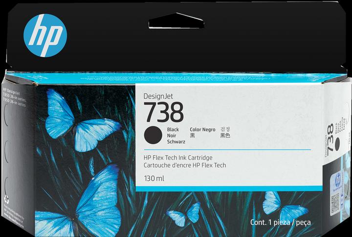 Produktbild HP 738 130-ml Black DesignJet Ink Cartridge (BK)