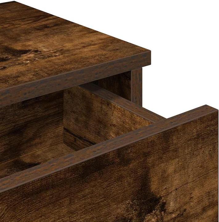 Produktbild VidaXL Wandregal mit Schubladen Räuchereiche 80x31x17 cm Holzwerkstoff