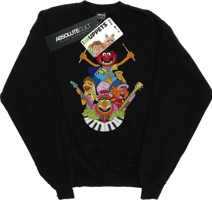 Actual product image Disney Mens The Muppets Dr Teeth And The Electric Mayhem Sweatshirt (XXL)