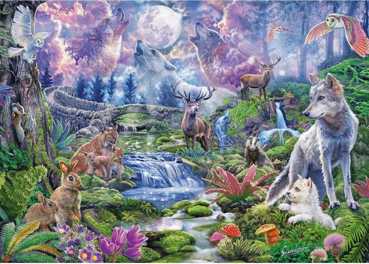 Image du produit Schmidt Spiele Animaux sauvages au clair de lune (1000 pièces)