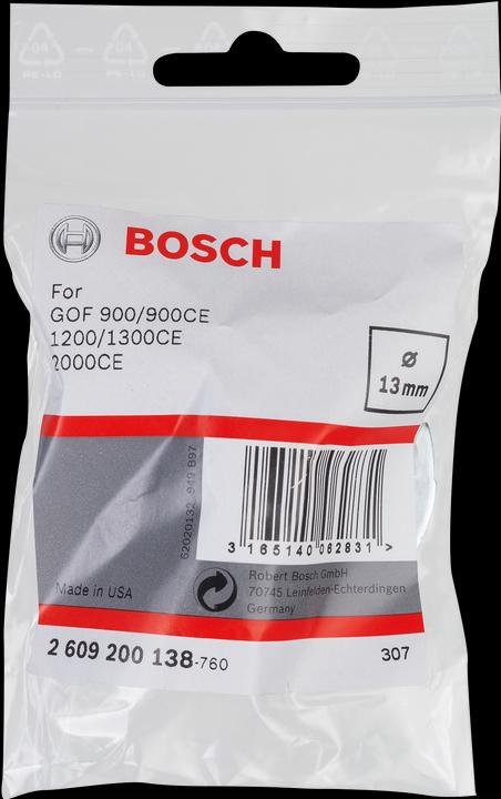 Produktbild Bosch Professional Zubehör Kopierhülse für Bosch-Oberfräsen, mit Schnellverschluss, 13 mm