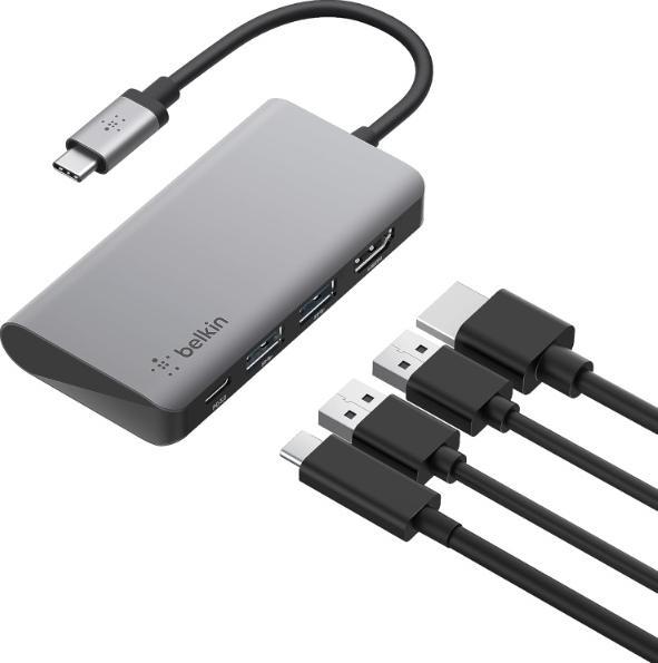 Actual product image Belkin USB-C 4 in 1 (USB-C, 4 Ports)