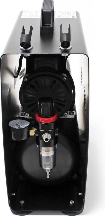 Image du produit Wiltec Compresseur Airbrush AF186A Réserv. air 1 cyl. 4 bar Coup. automatique (4 bar, 3 l)
