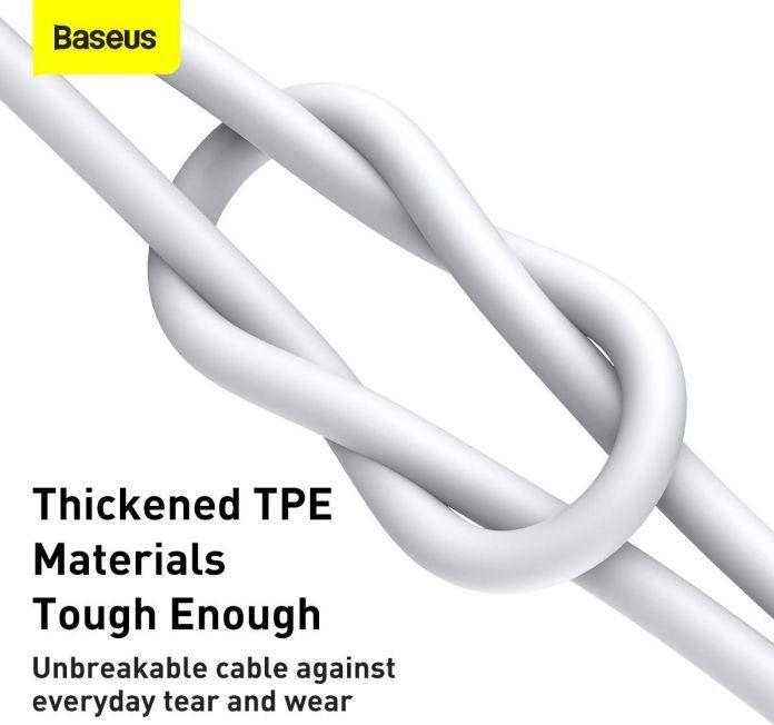 Actual product image Baseus USB A – USB C (1 m, USB 2.0, 66 W)