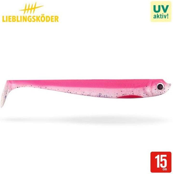 Lieblingsköder Pinky (trübes Wasser, Wolken) (15 cm)