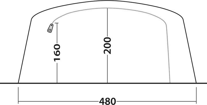 Produktbild Outwell Sundale 7PA (Tunnelzelt, 34.40 kg, 6 Personen)