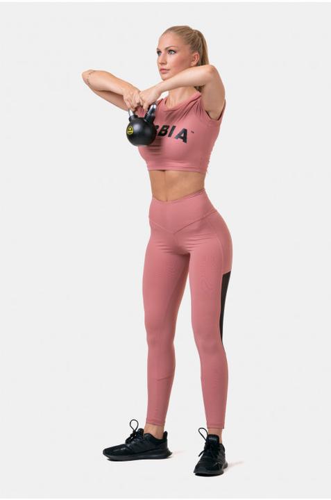 Produktbild Nebbia Short Sleeve Sporty Crop Top 584 old rose (M)