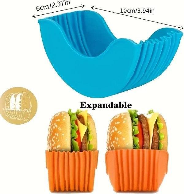 Immagine prodotto MU Classic Set di 4 porta hamburger in silicone