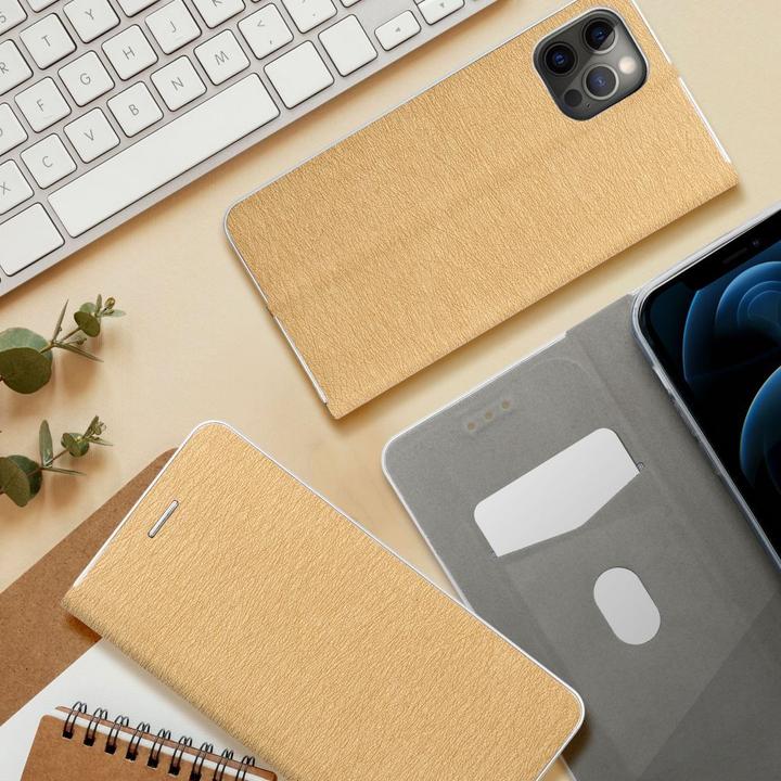 Image du produit OEM Book case LUNA Book Gold for XIAOMI Redmi Note 13 PRO Plus 5G gold (Xiaomi Redmi Note 13 Pro 5G)