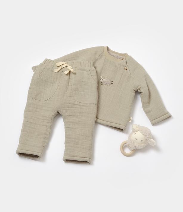 Produktbild BabyCosy Set aus langärmligem T-Shirt und Hose (74)