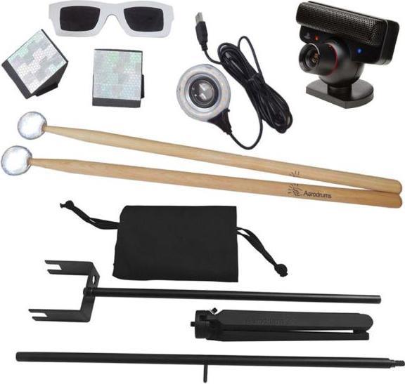Actual product image Aerodrums Air-Drumming Drum Set E-Drum with Camera Tripod (E-drum)