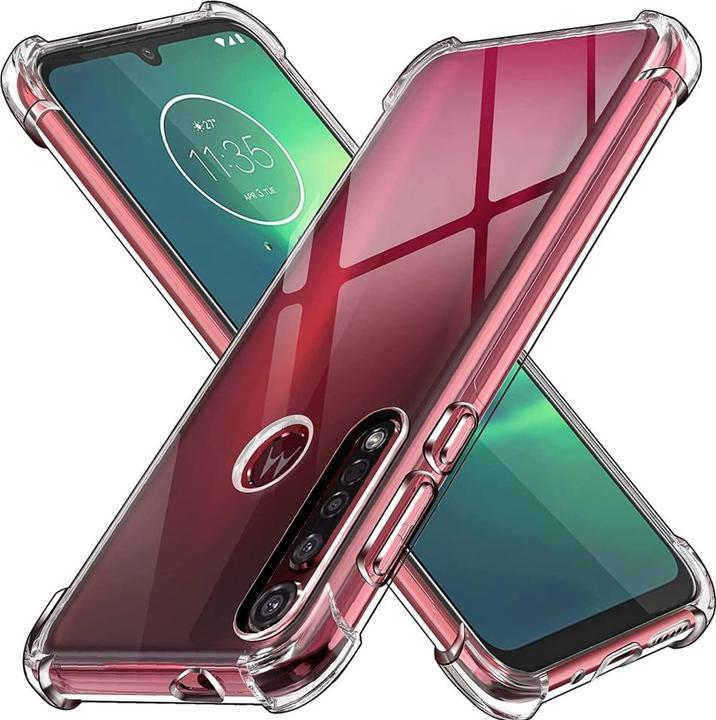 Actual product image Screenguard Motorola Moto G8 Plus Case Crystal Soft Airbag Bumper (Motorola Moto G8 Plus)