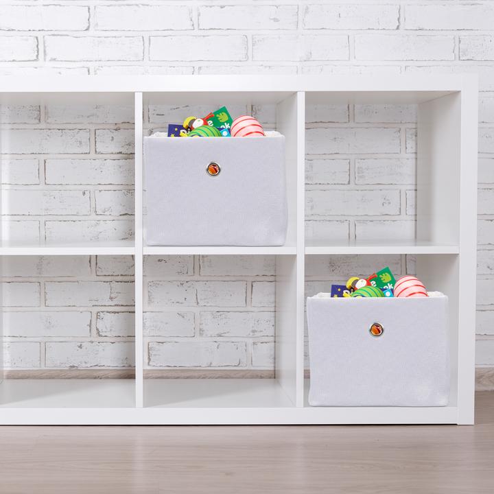 Immagine prodotto Relaxdays 2x scatola portaoggetti (20,5 x 25 x 16 cm, 8.20 l)