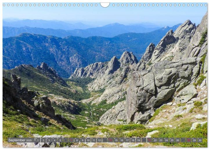 Actual product image Weitwandern auf Korsika GR 20 (Wandkalender 2025 DIN A3 quer), Monatskalender (A3, German)
