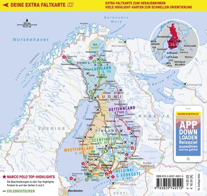 Produktbild Reiseführer Finnland (Deutsch, Joseann Freyer-Lindner, 2022)