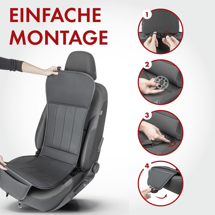 Produktbild Walser PKW Sitzauflage Lewis, Auto-Sitzaufleger schwarz