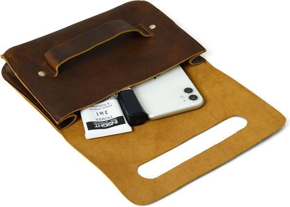 Immagine prodotto Only-Bags.Store Pochette chic in pelle color cacao