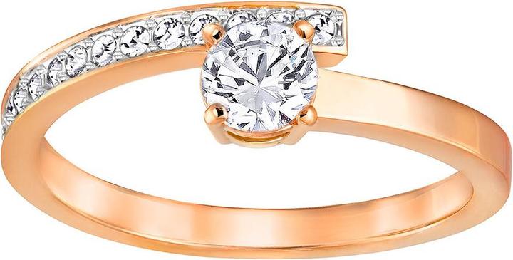 Swarovski Bague fraîche en or rose (55)