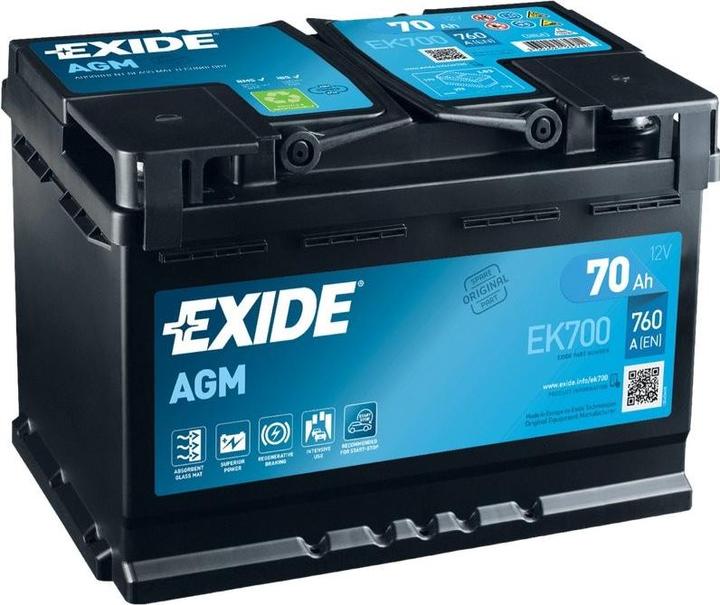 Immagine prodotto Exide AGM start-stop (12 V, 70 Ah, 760 A)