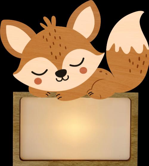 Actual product image Vintiun Mini Lampe Fuchs