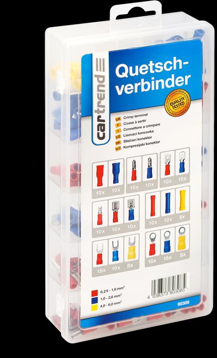 Produktbild Cartrend Quetschverbinder-Set mit 180 Teilen