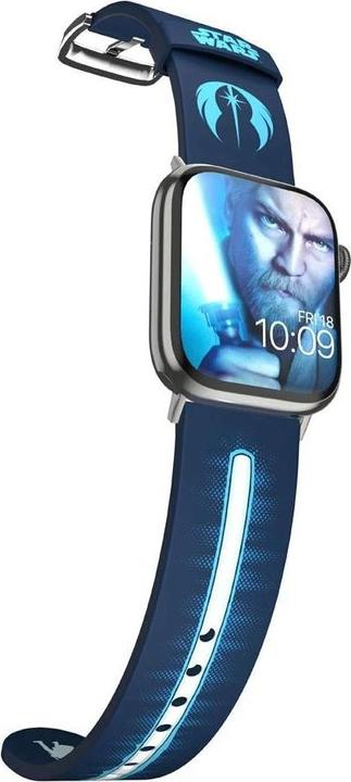 Produktbild Moby Fox Armband Smartwatch Star Wars Darth Vader Lightsaber 22 mm (22 mm, Silikon, Edelstahl)