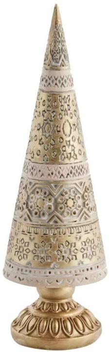 Lene Bjerre Weihnachtsbaum Alana 20.5 cm, Gold / Creme, Motiv