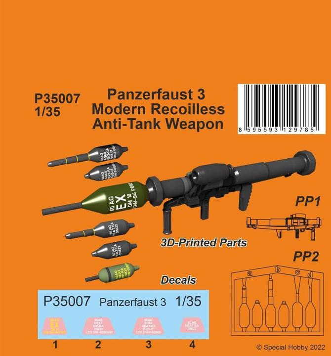 Image du produit CMK Panzerfaust 3 - Arme anti-tank moderne de récupération