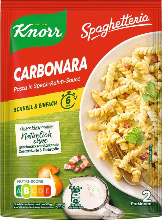 Produktbild Knorr Spaghetteria Carbonara (155 g)