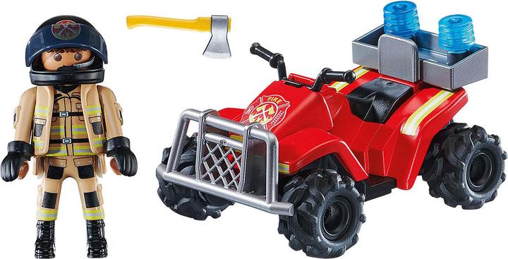Immagine prodotto Playmobil Quad di velocità dei vigili del fuoco (71090, Playmobil Città d'azione)