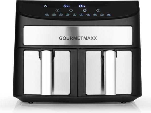 Actual product image Gourmetmaxx Hot air fryer, two-chamber