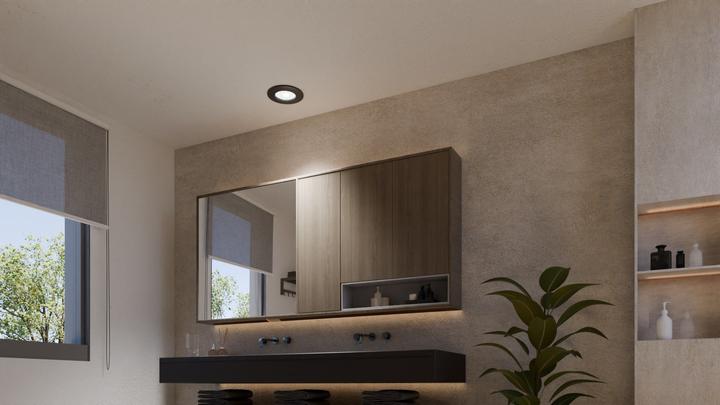 Actual product image Philips Hue White & Color Ambiance Slim Recessed (1200 lm)