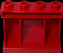 Actual product image LEGO Duplo Buffer Red - Duplo Train Buffer Red 10874 10875 10882 NEW! Lot 3x (10882)
