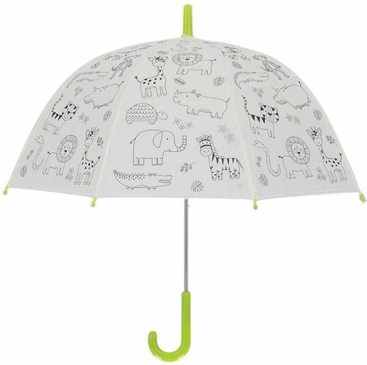 Esschert Design Ausmal-Regenschirm "Dschungel