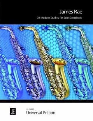 Image du produit 20 Modern Studies, pour saxophone solo (S/A/T/Bar) (Anglais, James Rae, 2000)