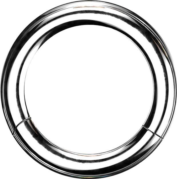 Produktbild Star Piercing Segmentring silber (ohne Messing, Titan G23)