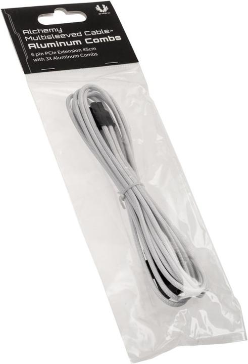 Actual product image BitFenix Alchemy 6-pin PCIe extension cable, 45 cm, sleeved