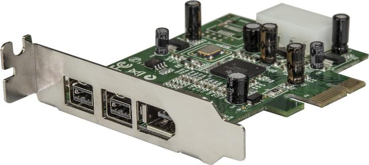 Produktbild StarTech 3 Port Low Profile PCIe FireWire Adapter