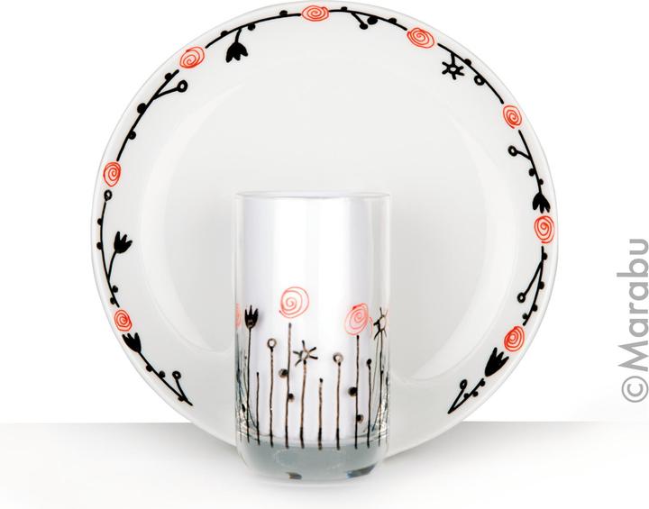 Immagine prodotto Marabu Pennarello "Porcelain & Glass Painter", nero (Nero, 2 mm, 1 x)