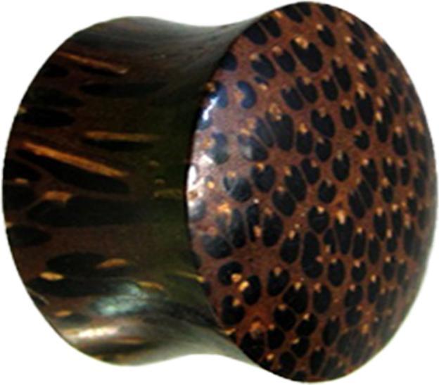 Produktbild Star Piercing Flared Plug aus Palmholz (ohne Messing, Organisch)