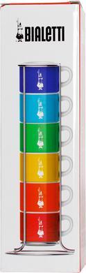 Produktbild Bialetti Porzellan Becher mit Ständer Kaffeebecher (60 ml, 6 x)