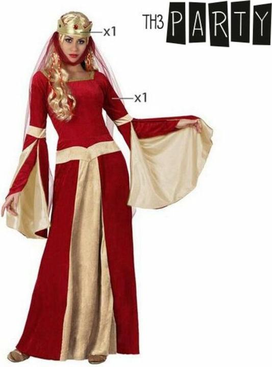 Immagine prodotto Bi-Oil Travestimento adulto da dama medievale rossa Taglia: XL (XL)