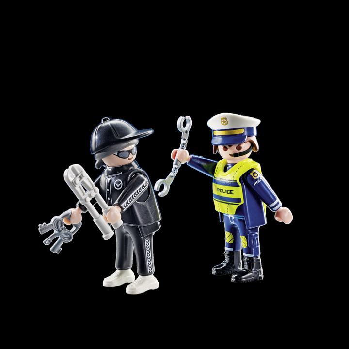 Produktbild Playmobil Polizist und Einbrecher (71804, Playmobil Figures)