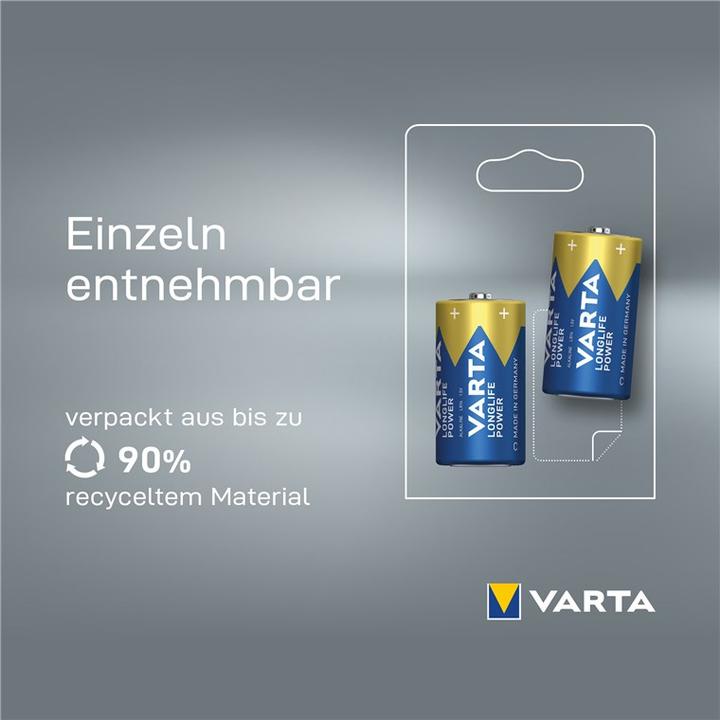 Image du produit Varta Longlife Power (1 pcs, C, 7800 mAh)