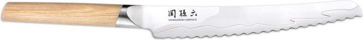 Actual product image Kai Seki Magoroku Composite Bread Knife (23 cm)
